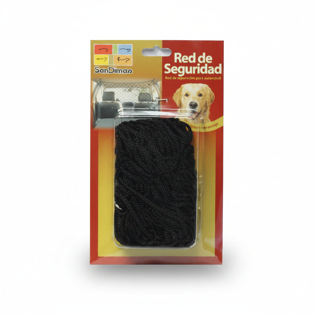 RED DE SEGURIDAD PARA COCHE 84x64cm.