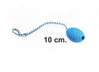 JUGUETE AZUL CON TIRADOR Termoplastico 10 cm.