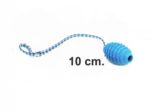 JUGUETE AZUL CON TIRADOR Termoplastico 10 cm.