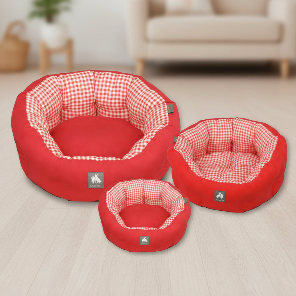 JUEGO 3 CUNAS JET SET Avangarde. ROJO S - 46x38x22 cm. M - 56x46x24 cm L - 66x59x26 cm