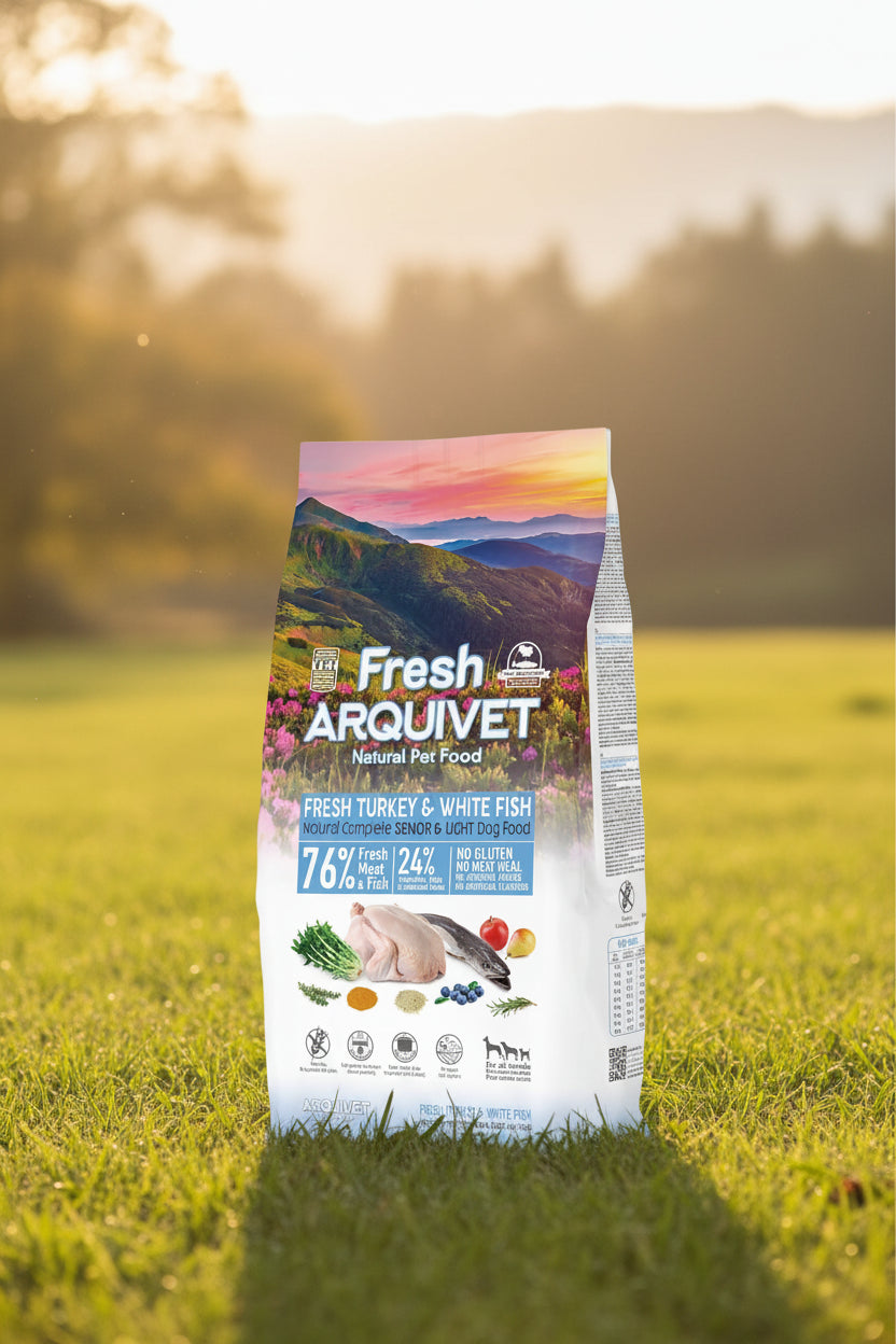 Arquivet Fresh SENIOR Light Pavo & White Fish 10 Kg.