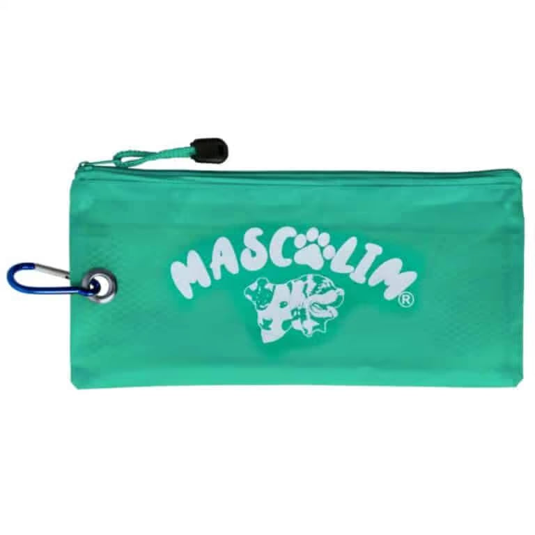 Estuche Portabolsas Verde Mascolim 11.5X24.5Cm