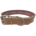 COLLAR CUERO PROTEC NATURAL, NEGRO Y ROJO  40x3cm
