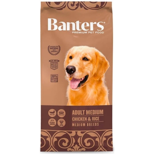 BANTERS DOG ADULT MEDIUM Chicken&Rice