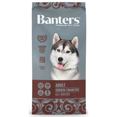 BANTERS DOG ADULT GRAIN FREE 3KG Y 15 KG