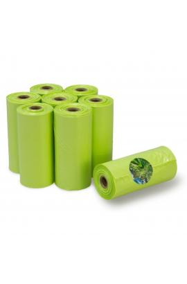 BOLSAS BIOCOMPOSTABLES 8 Rollos x 15 bolsas.