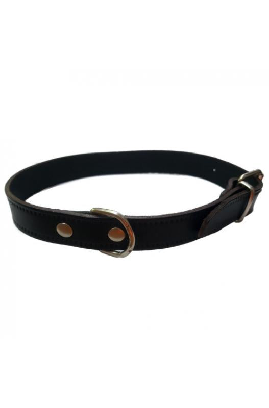 COLLAR CUERO LISO NEGRO,ROJO Y NATURAL 50X2CM VMD