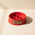 COMEDERO GLOTONES 23.5X6CM. ROJO