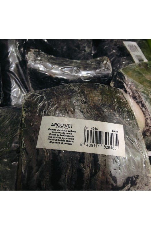 Cuernos de Búfalo rellenos Manteca de Oveja 8 cms./ 20 uds