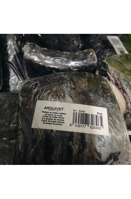 Cuernos de Búfalo rellenos Manteca de Oveja 8 cms./ 20 uds