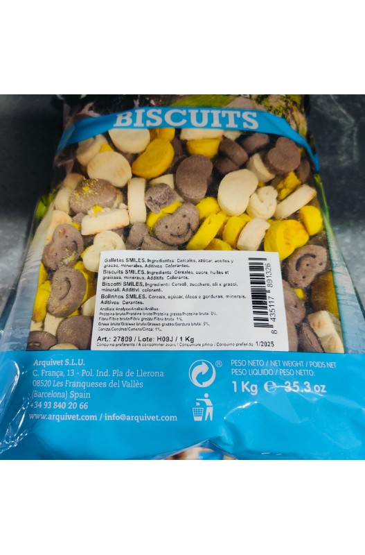 Galletas "Smiles" 1 Kg.