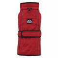 IMPERMEABLE CON FORRO POLAR ROJO SIN PATAS 25cm, 40cm y 50cm
