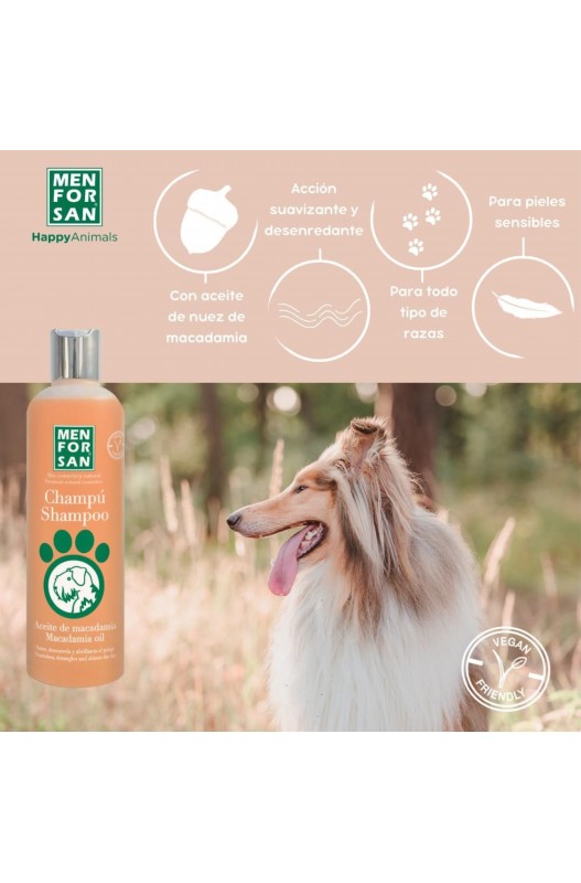MENFORSAN CHAMPU Aceite de Macadamia 300ml.