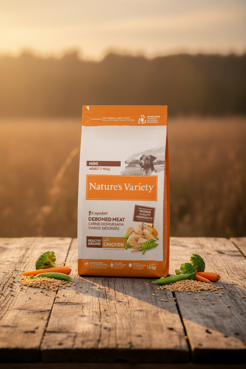 NATURES VARIETY CAT HEALTHY GRAINS STERILI SALMON 1.25Kg