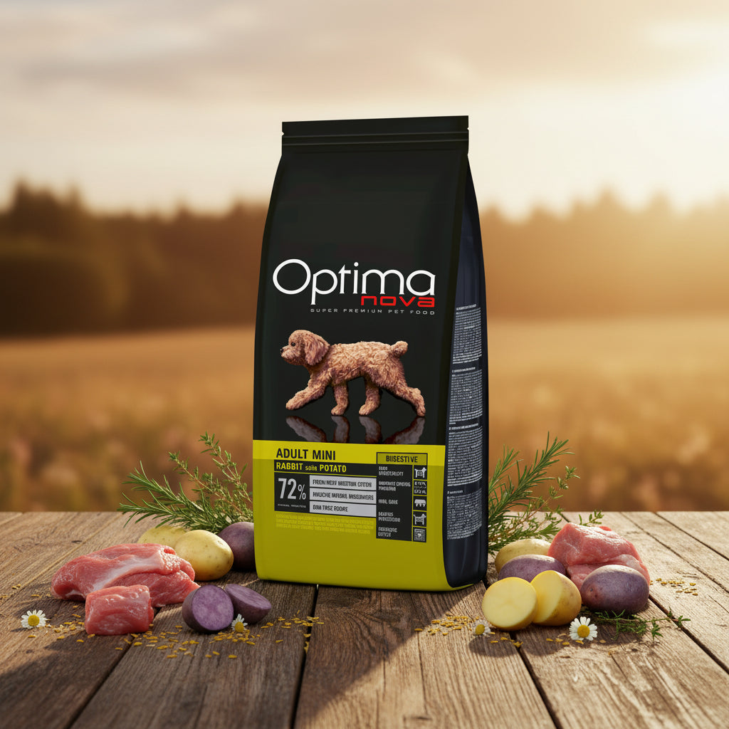 W -Optima Nova ADULT MINI Rabbit / Patata 6 Kg. G.F. FORMULA MEJORADA