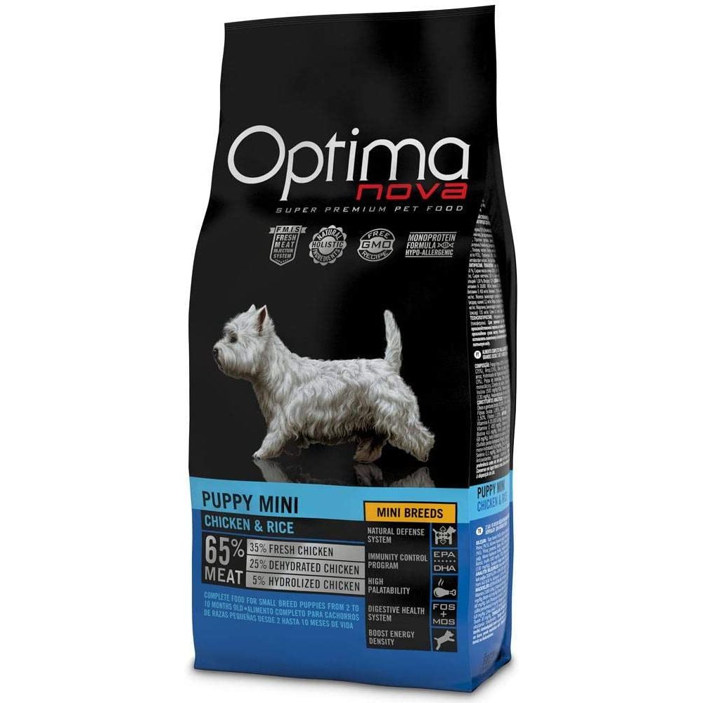 OPTIMA NOVA PUPPY MINI 2 Kg. Pollo/Arroz 
