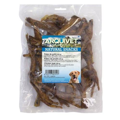 SNACK PATAS DE POLLO 250gr.Arquivet