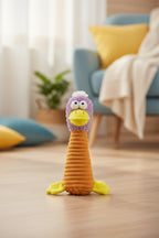 PATO PELUCHE NARANJA 27cm.