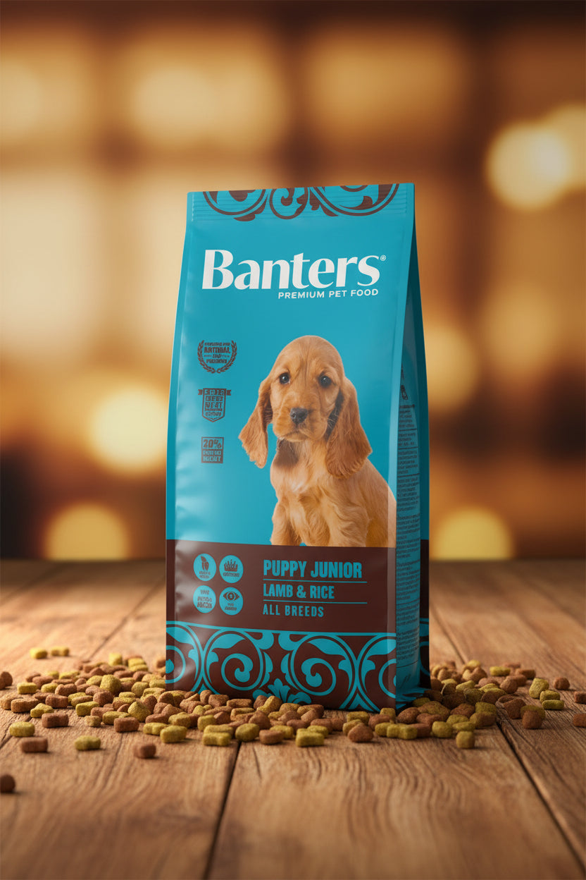 -BANTERS DOG PUPPY LAMB&RICE 3KG.