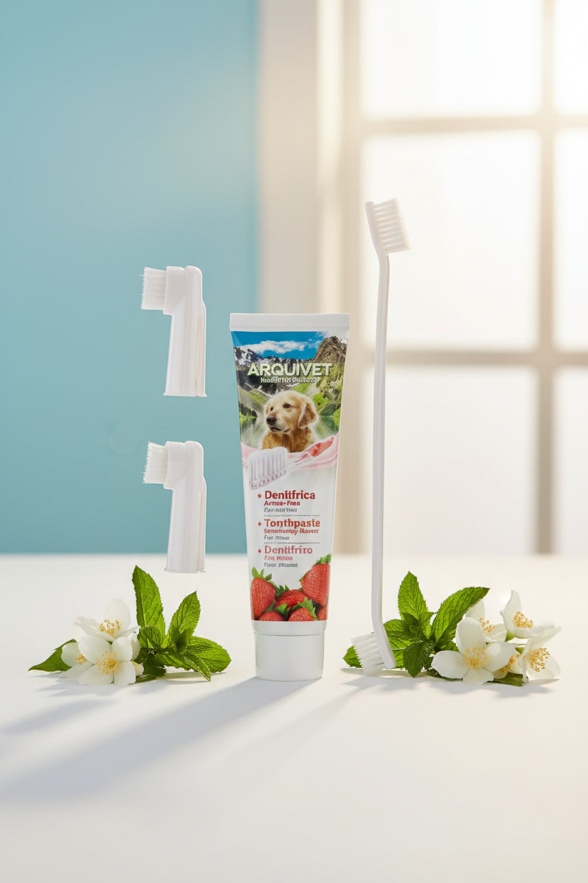 set dental sabor fresa arquivet