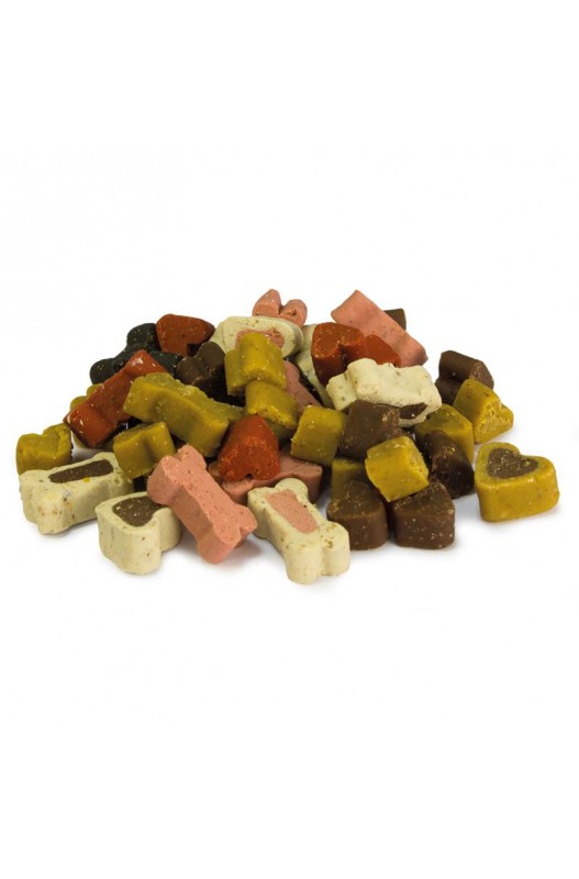 SNACK HUESITOS Y CORAZONES MIX 100gr. Arquivet