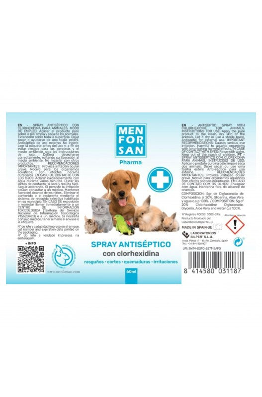 SPRAY ANTISEPTICO CLOREXIDINA 60ml MENFORSAN